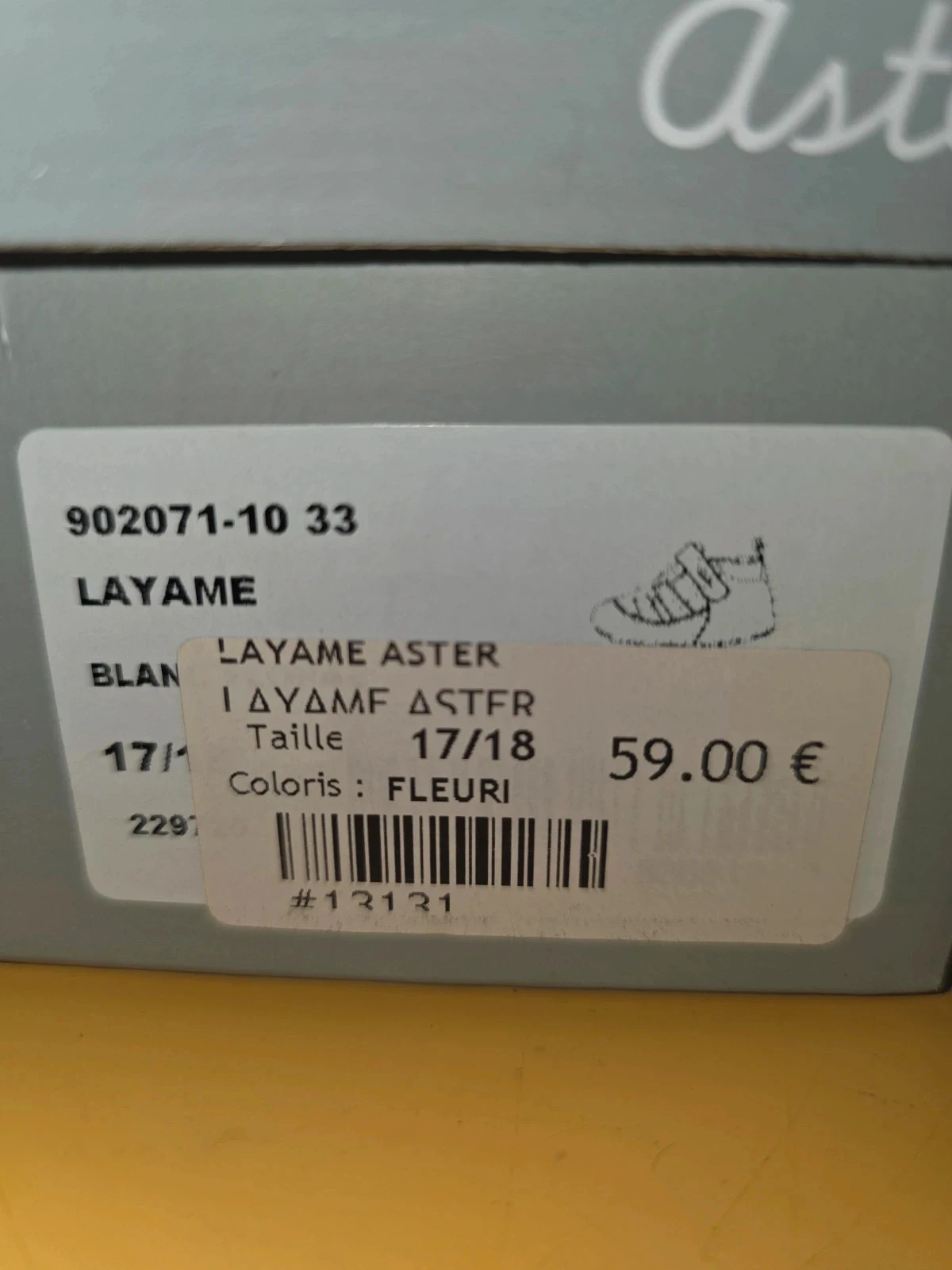 Salomé Layame Aster - modèle Fleuri fille pointure 17/18 – photo 8
